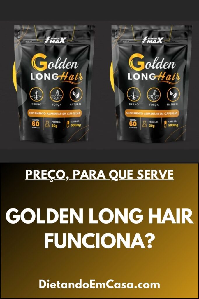 Golden Long Hair Funciona? Para Que Serve? Bula, Anvisa