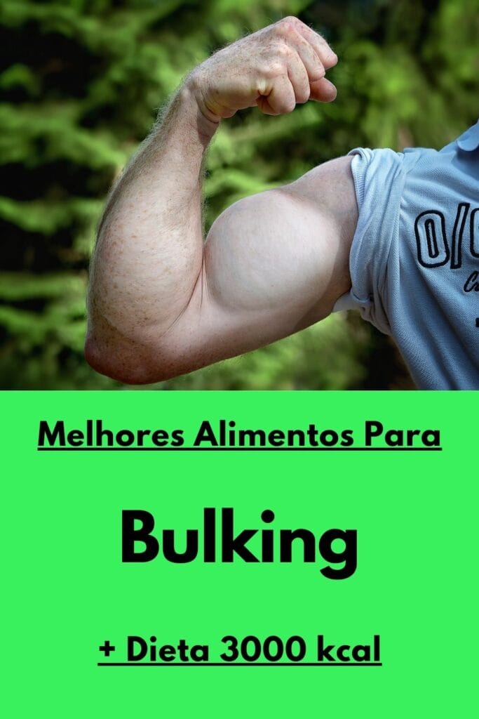 Melhores Alimentos para Bulking + Dieta Limpa 3000 Kcal