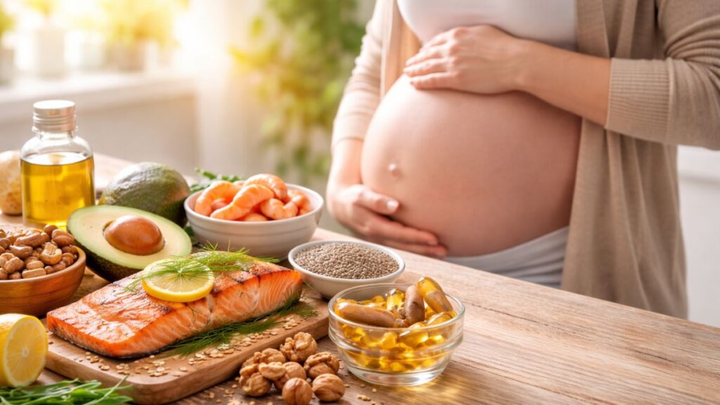 &Ocirc;mega 3 na gravidez: Benef&iacute;cios para gestante e beb&ecirc;