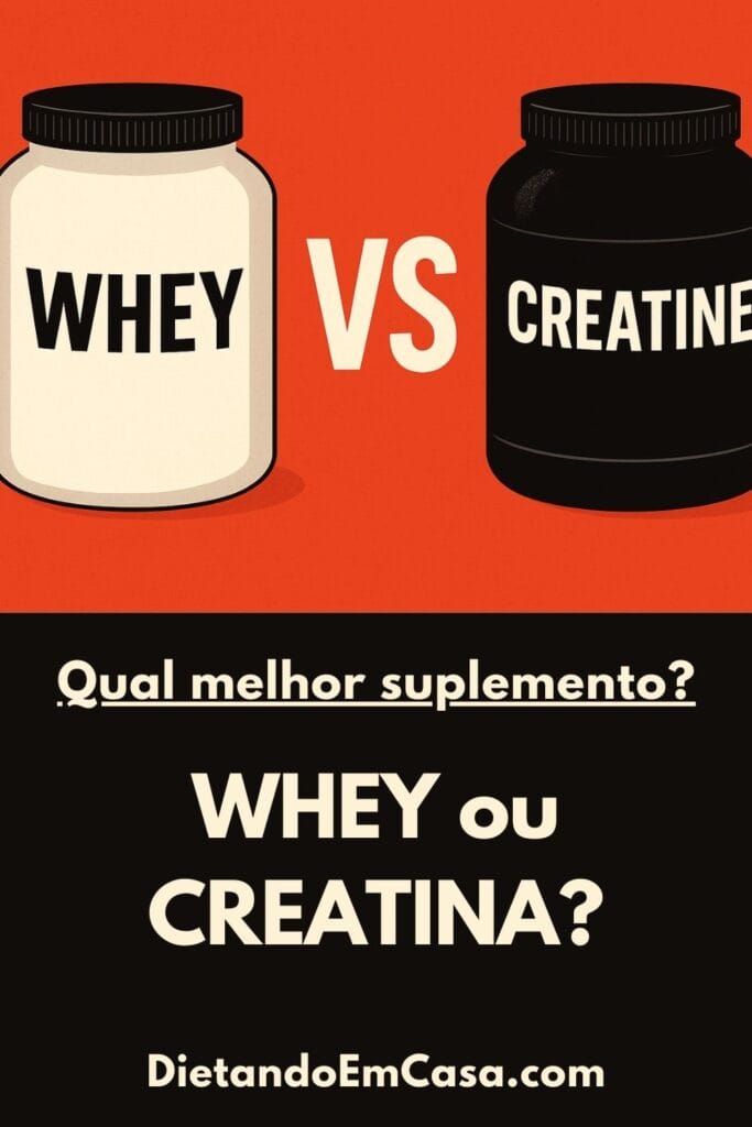 Qual &eacute; melhor: whey protein ou creatina?