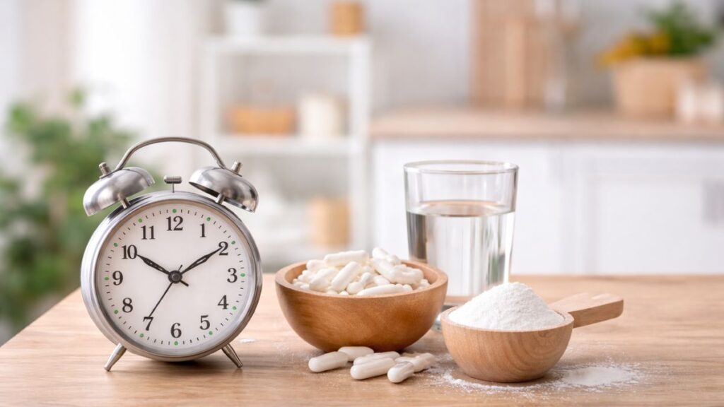 Melhor hor&aacute;rio para tomar Col&aacute;geno Tipo 2