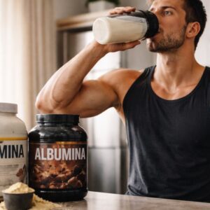 Como tomar Albumina para ganhar massa muscular?